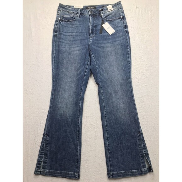 Judy Blue Denim - NWT JUDY BLUE Jean Women 16W (34x32) Tummy Control Slim Boot Stretch Vent Cuff